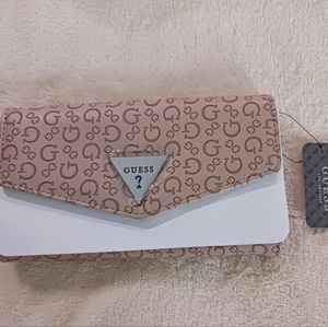 GUESS wallet for woman color tan